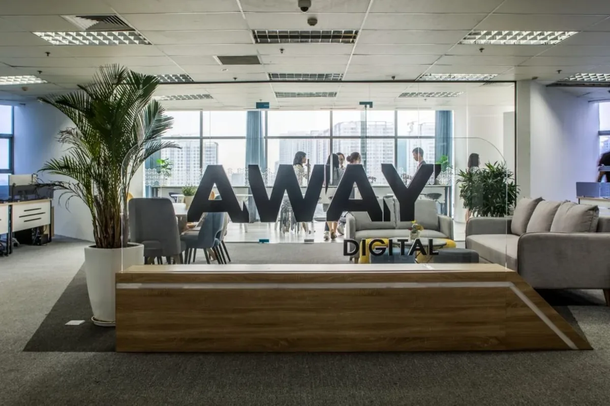 The Away Digital Teams office in Ho Chi Minh City