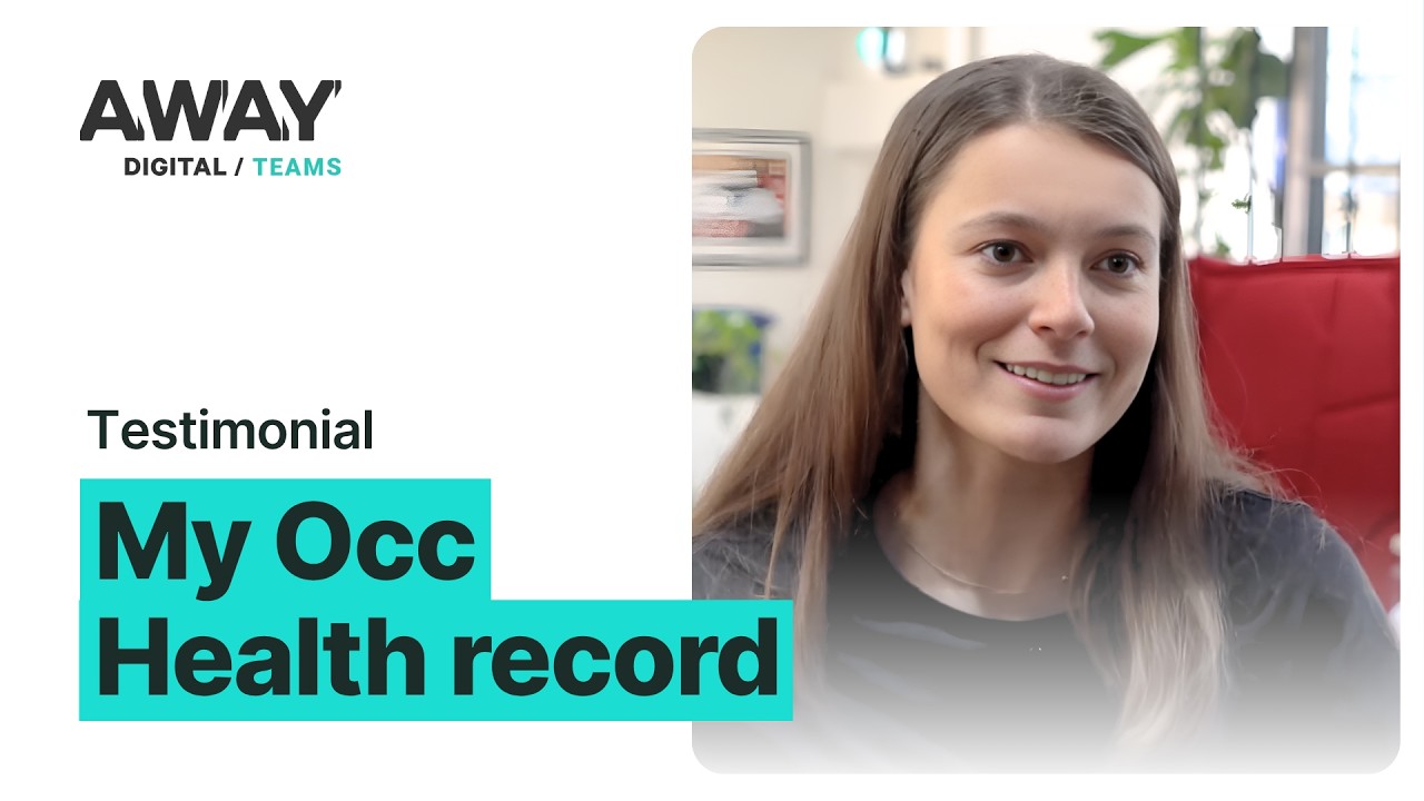 Play the My Occ Health Record video testimonial
